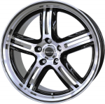 Rosso-RR3-Black-Polished